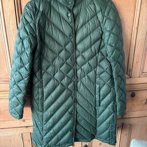 J.Jill Down Coat Small Kelly Green size Small Excellent Condition